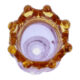 Náhradní kotlík do bongu Grace Glass Skull fialový 18,8mm  (X1099PR)