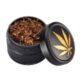 Drtič tabáku kovový Champ High ALU Golden Leaf 63mm, černý  (506166)