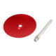 Vodní dýmka Aladin Alux M5 Red 47cm  (476304)