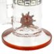 Skleněný bong s perkolací Blaze Glass Virus Red, 24cm  (221841-28)