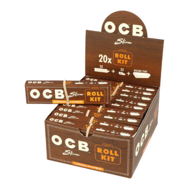 Cigaretové papírky OCB VIRGIN Slim + Filters + Rolling tray  (66004)