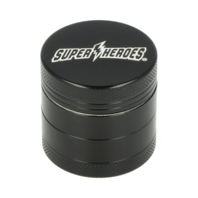Drtič tabáku keramický Super Heroes Black, 4.díl.,40mm  (340037)