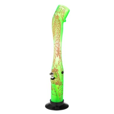Bong akrylový Dragon zelený, 41cm  (344461)