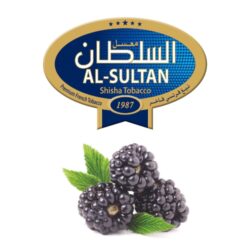 Tabák do vodní dýmky Al-Sultan Blackberry (8), 50g/F - Tabák do vodní dýmky Al-Sultan Blackberry s příchutí ostružin. Tabáky Al-Sultan vyráběné v Jordánsku jsou známé svojí šťavnatostí, skvělou vůní, chutí a bohatým dýmem. Tabák do vodní dýmky je dodávaný v papírové krabičce po 50g.