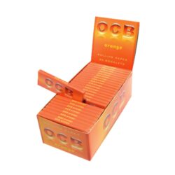 Cigaretové papírky OCB Orange - Cigaretové papírky OCB Orange. Knížečka obsahuje 50ks papírků. Rozměry papírku: 36x69mm. Prodej pouze po celém balení (displej) 50ks. Cena je uvedená za 1ks.

Dovozce: Fortis-DB, spol. s r.o.